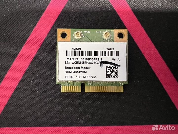 Wi-Fi модуль anatel BCM943142HM