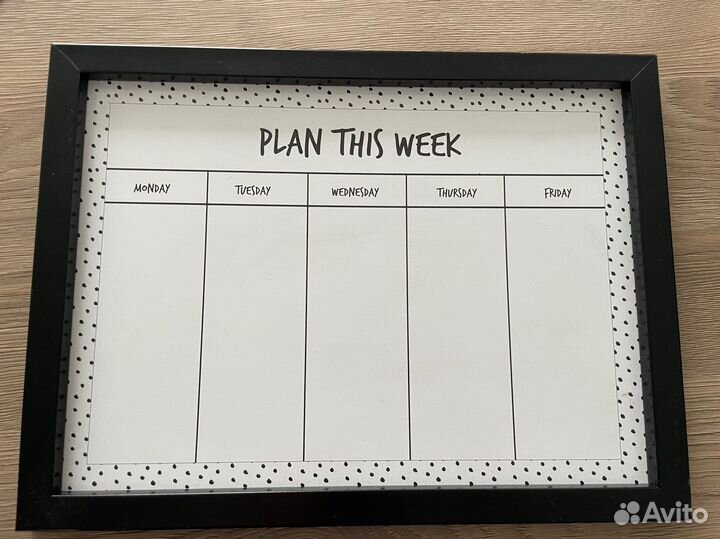 Планер на неделю