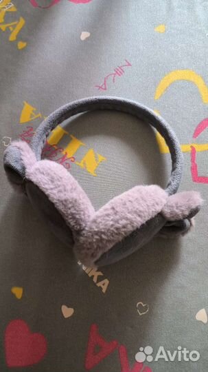 Меховые наушники детские