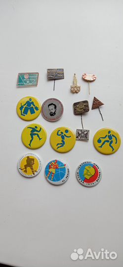 Значки СССР на тему спорт