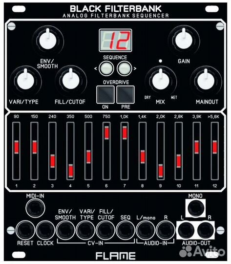 Flame Black Filterbank