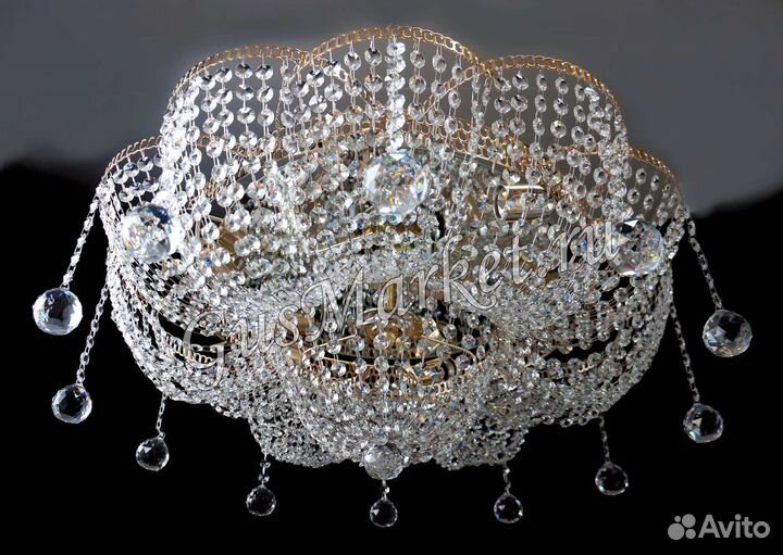 Люстра хрустальная 