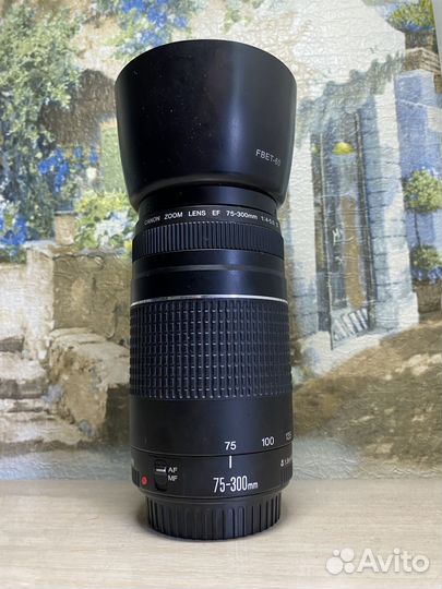 Объектив canon ef 75 300mm