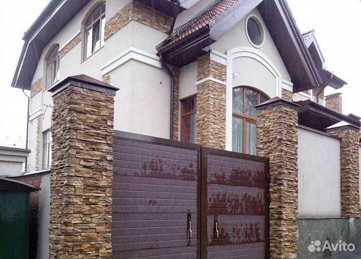 Фасадные работы, монтаж сайдинга