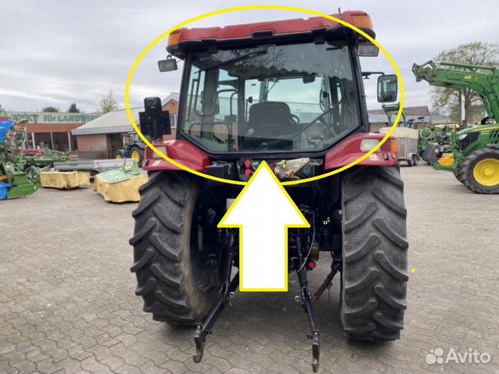 Стекло заднее Case JX100U / JX1080U