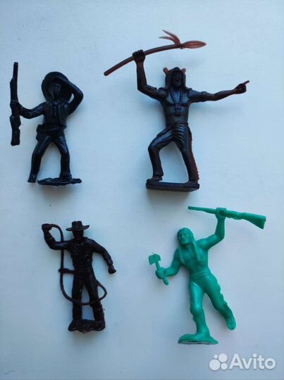 Солдатики СССР: ковбои, индейцы, викинги, рыцари