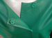 Кожаное пальто женское (плащ), зелёного цвета нат