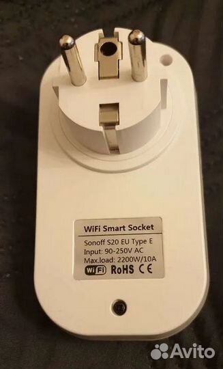 Умная Wi-Fi розетка Sonoff S20