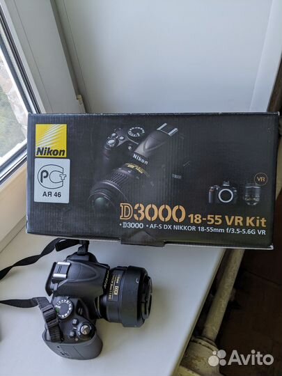 Зеркальный фотоаппарат nikond3000