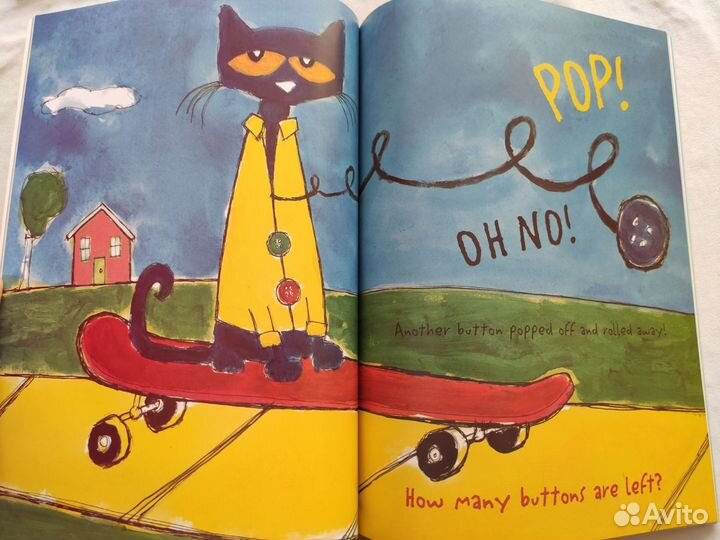 Детские английские книжки Pete the Cat