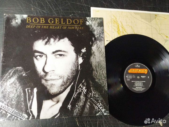 Bob Geldof Deep In The Heart Of nowhere винил