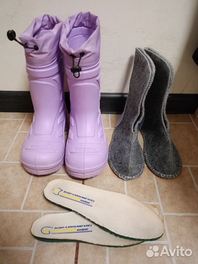 Детские резиновые сапоги