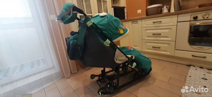 Санки коляска ника