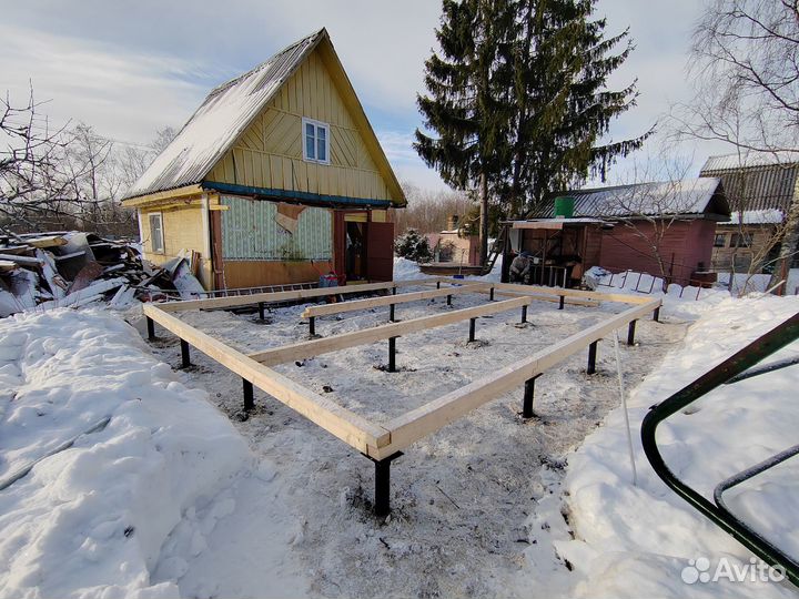 Фундамент на винтовых сваях Винтовые сваи под ключ