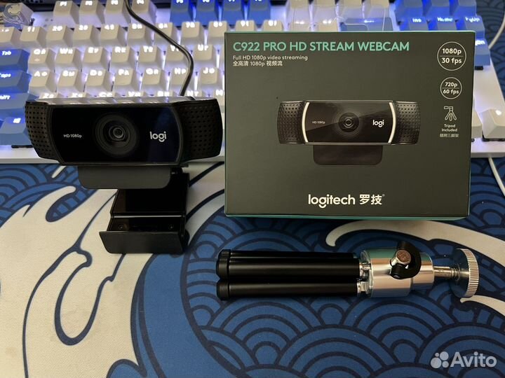 Вебкамера Logitech c922 pro