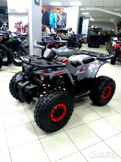 Подростковый квадроцикл от 10 лет с усиленной цепью и LED-оптикой