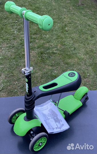 Самокат Y-Volution, Glider 3 в 1, трансформер