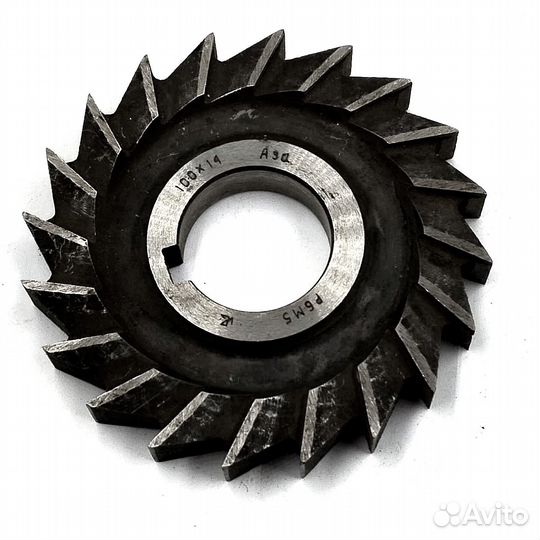 Фреза дисковая трёхсторонняя d100х14х32 Р6М5
