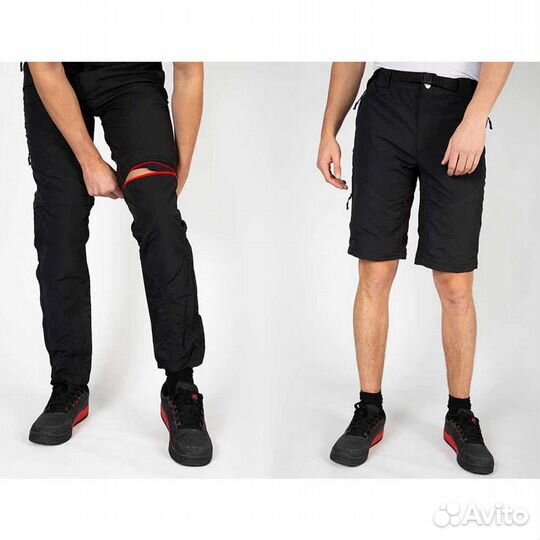 Новые брюки-шорты L,M Endura Hummvee Zip-off II