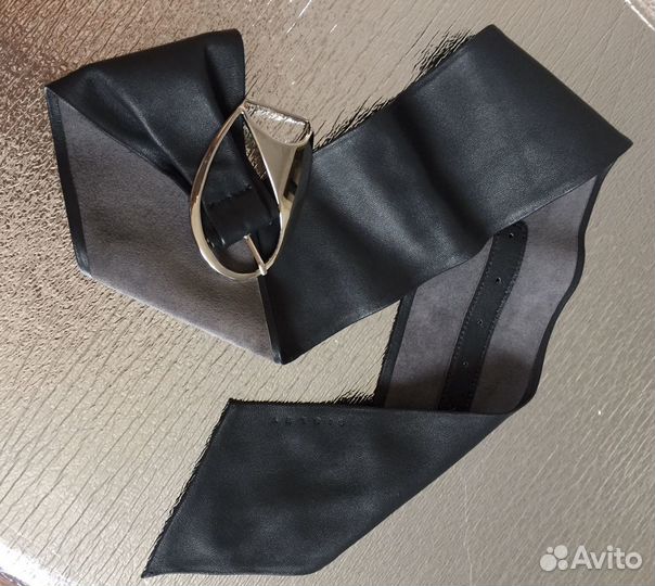 Ремень Нат кожа Sisley 40-42р