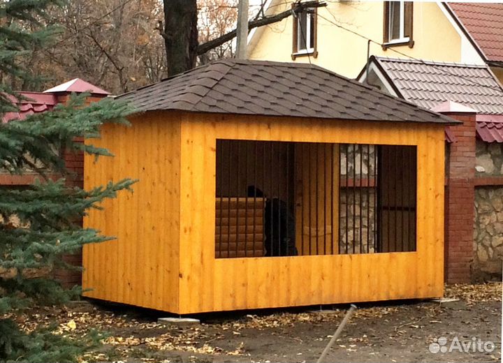Вольеры и будки для собак