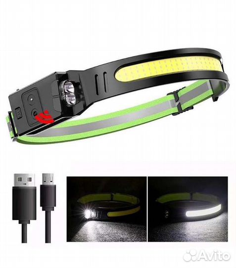 Мощный налобный фонарь