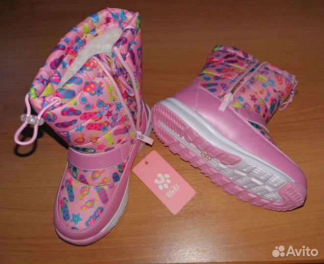 Сапоги дутики Bi&Ki новые