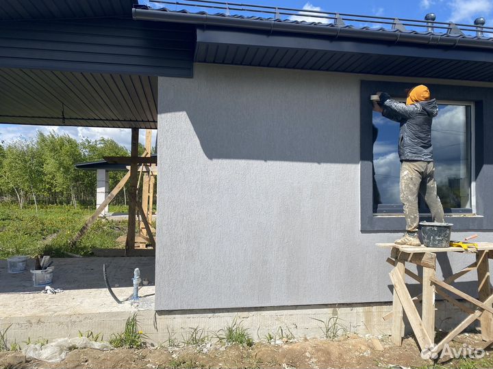 Утепление и отделка фасадов штукатуркой