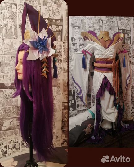 Cassiopeia Кассиопея lol косплей аниме