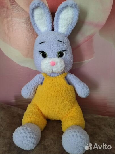 Мягкая игрушка заяц ручной работы