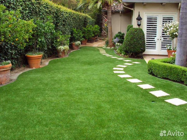 Укладка рулонного газона