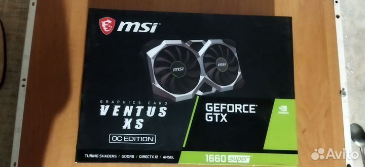 Видеокарта MSI GTX 1660 Super 6Gb Ventus XS