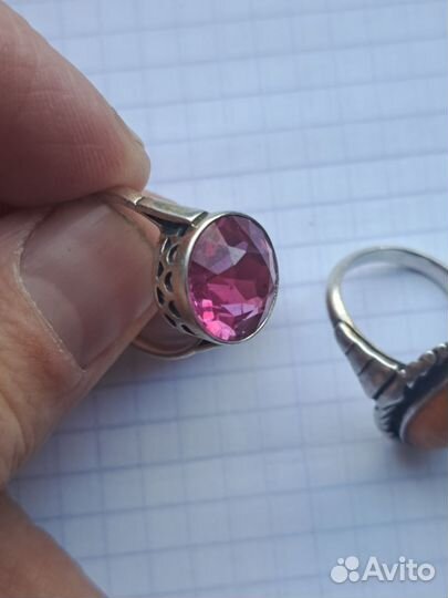 Кольца и Серьги СССР, серебро