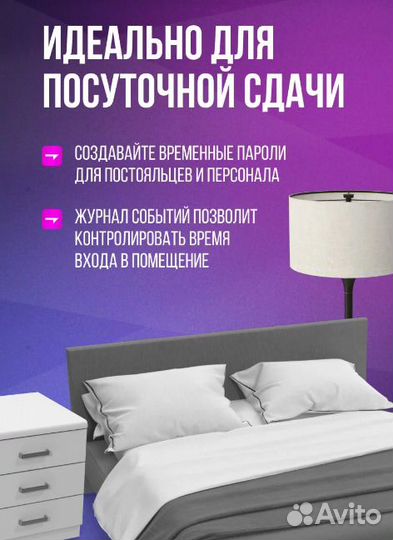 Умный замок для сдачи квартир посуточно wifi