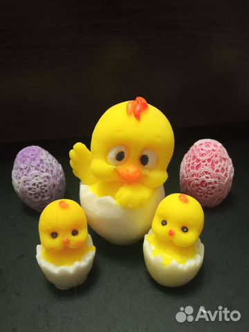 Пасхальные сувениры из мыла