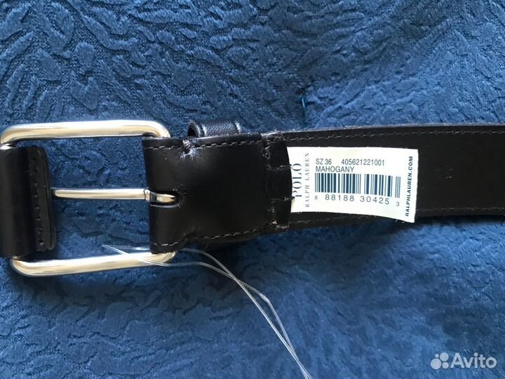 Мужской кожаный ремень ralph lauren