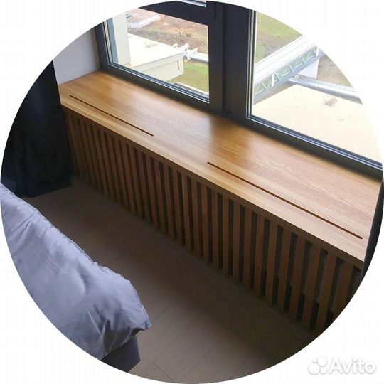 Подоконник из дерева