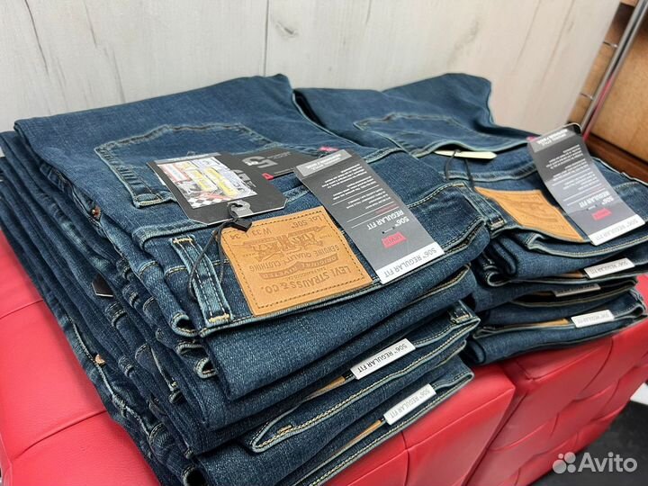 Джинсы Levis 506. Зелёный оттенок. W31-38/L34