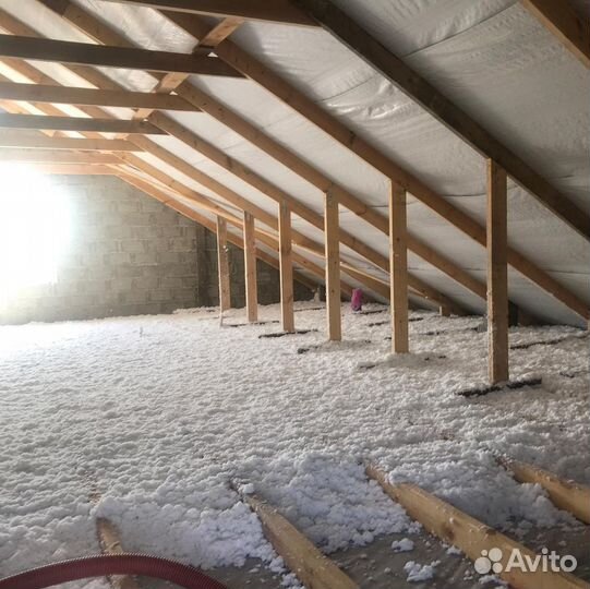 Эковата - Утепление Целлюлозным Утеплителем