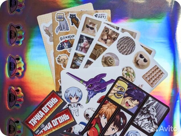 Печать наклеек/стикеров и стикерпаков для бизнеса