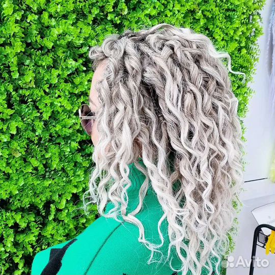 Афрокосы,Кудри, Брейды в хвост, de и se косы