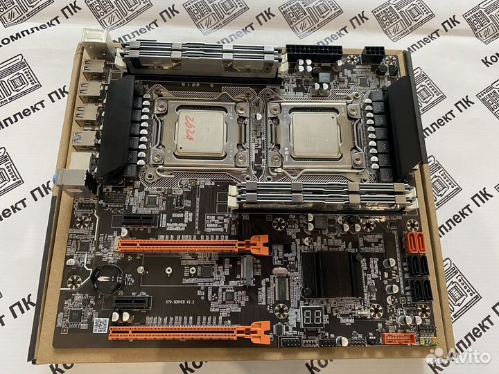 Комплект 2*Xeon 2620 (6-12 ядер) + 64gb + x79-1.2