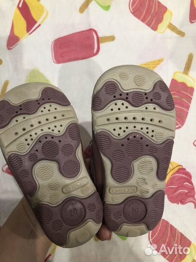 Ботинки демисезонные для девочки Geox 20 размер