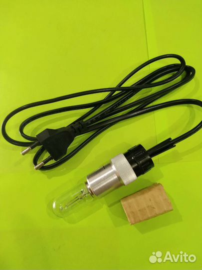 Патрон с лампой 8В,20Вт и шнуром для микроск. Мбс