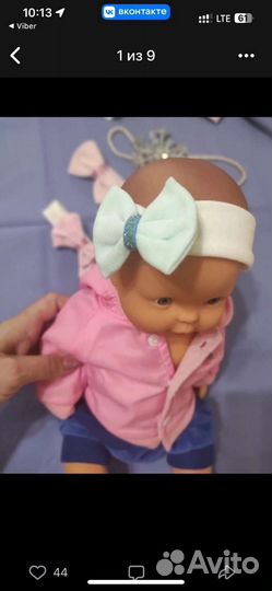 Повязка-бантик