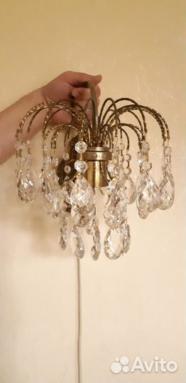 Светильник бра хрусталь Чехия