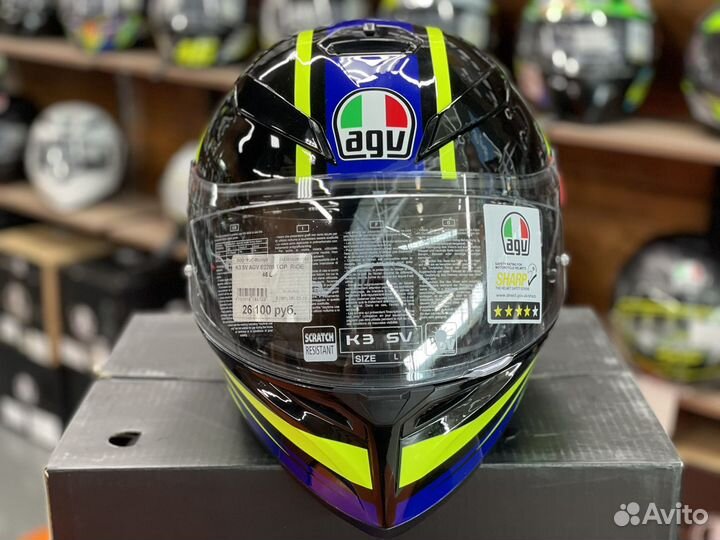 Шлем K3 SV AGV E2205 TOP ride 46 L