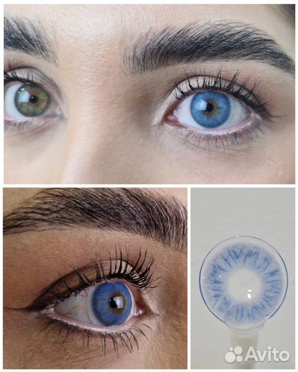 Цветные линзы dox umi blue