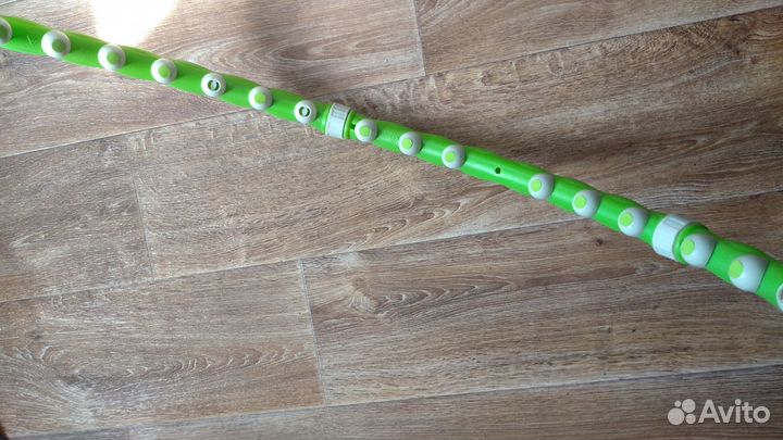 Torneo обруч хулахуп для фитнеса разборный зеленый