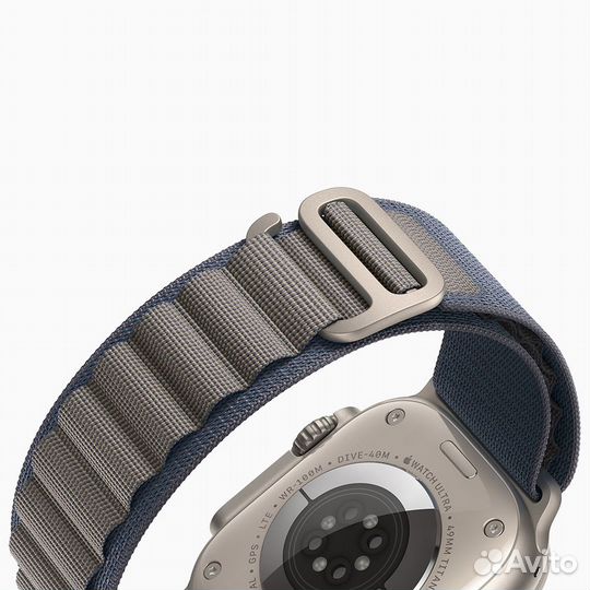 Смарт-часы Apple Watch Ultra 2, 49, Titanium, Alpine Loop, Blue